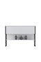Hanah Home Luxe Cómoda Blanco y Negro